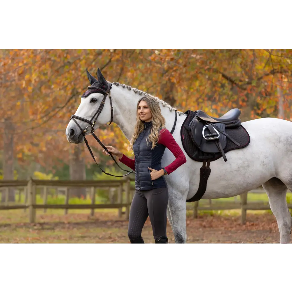 Lemieux Suede GP Square Cinder - Saddle Pads & Numnahs