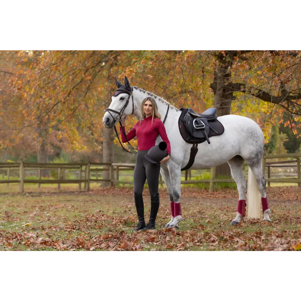 Lemieux Suede GP Square Cinder - Saddle Pads & Numnahs