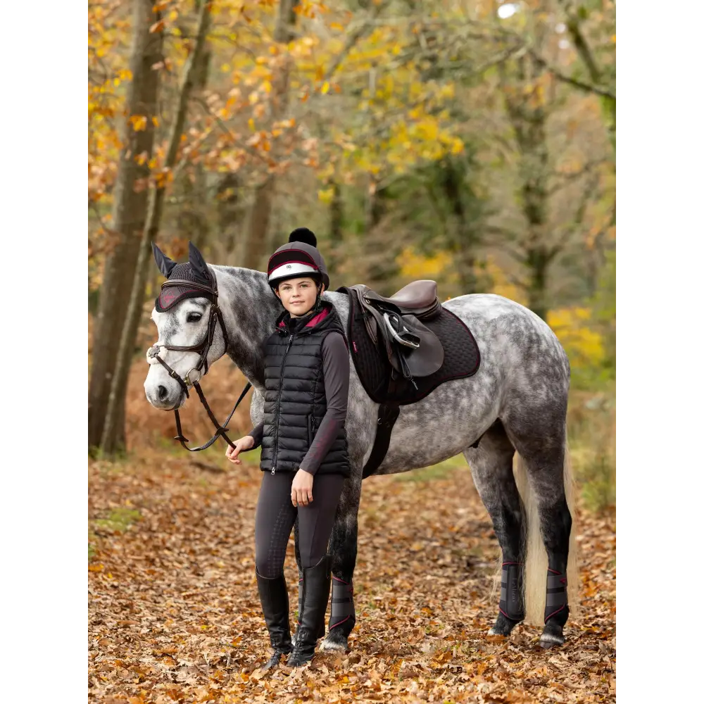 Lemieux Suede GP Square Cinder - Saddle Pads & Numnahs