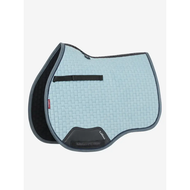 Lemieux Suede GP Square Glacier - Small/Medium / Glacier - Saddle Pads & Numnahs