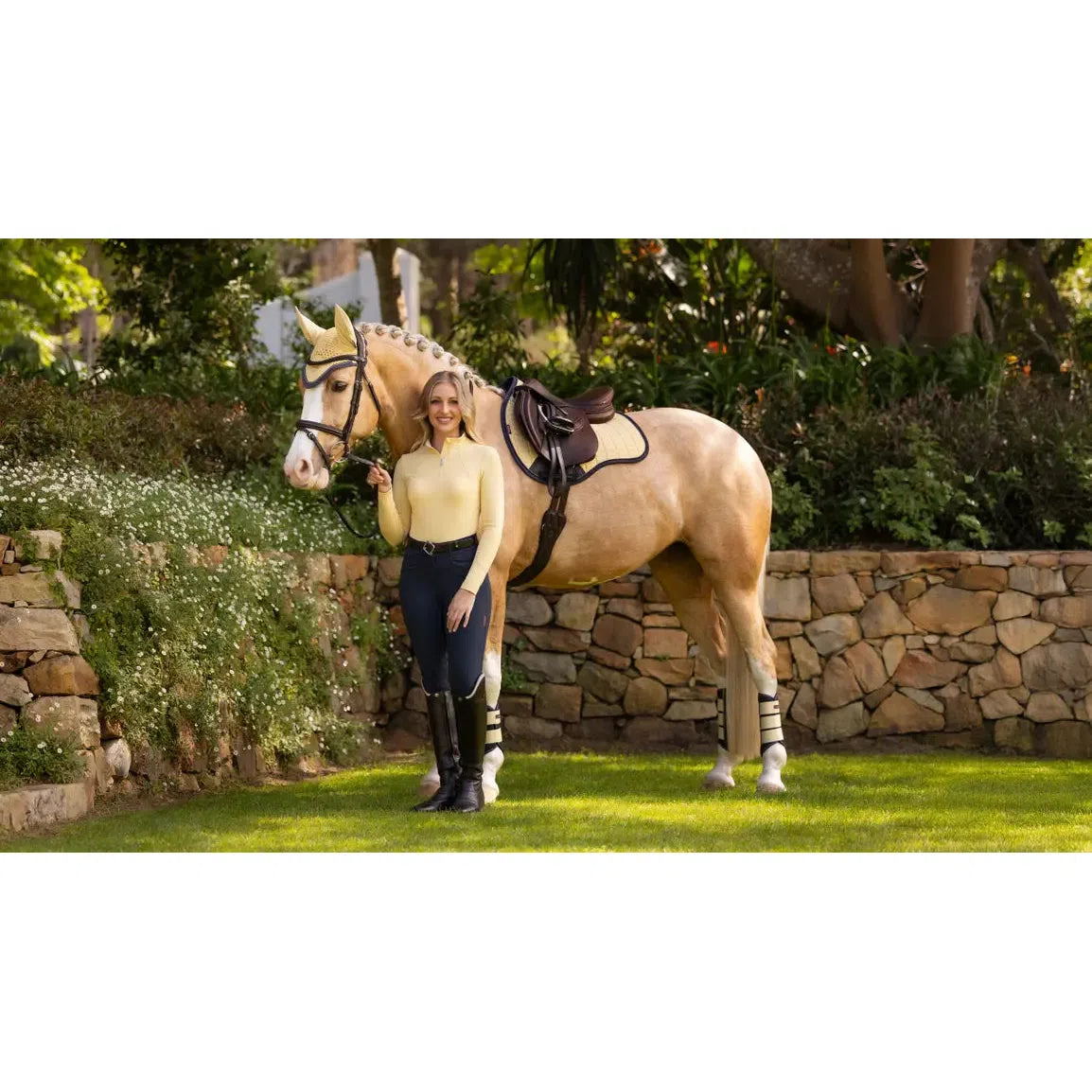 Lemieux Suede GP Square Mimosa Mimosa Small/Medium Saddle Pads