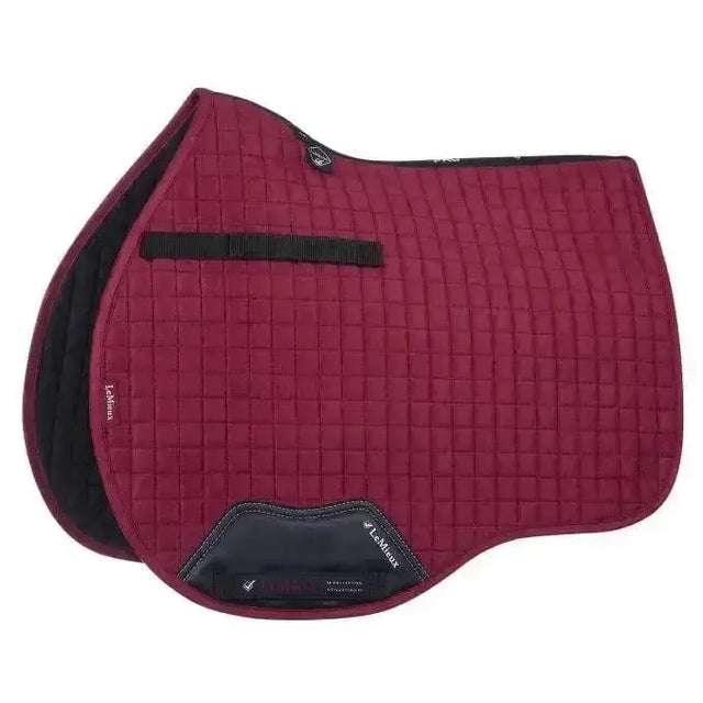 LeMieux Suede GP Square Mulberry Mulberry S/M Saddle Pads