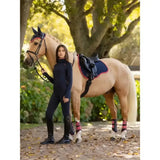 Lemieux Suede GP Square Navy/Cranberry Navy/Cranberry Small/Medium Saddle Pads