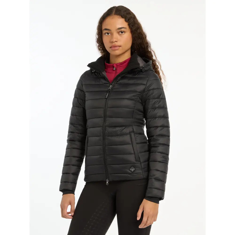 Lemieux Tilly Hooded Puffer Jacket Black UK 6 Black Coats & Jackets