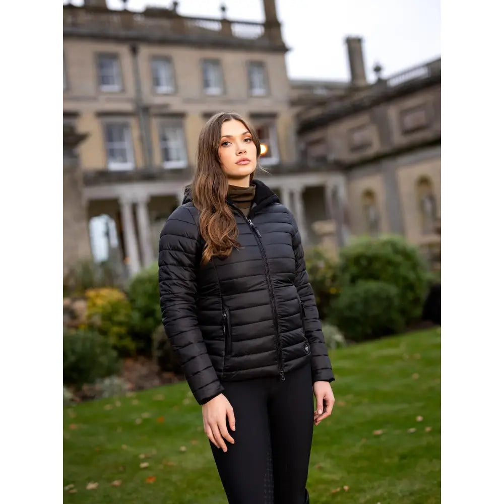 Lemieux Tilly Hooded Puffer Jacket Black UK 6 Black Coats & Jackets
