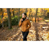 Lemieux Tilly Hooded Puffer Jacket Ginger UK 8 Ginger Coats & Jackets
