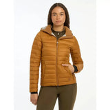 Lemieux tilly hooded ginger puffer jacket with quilted design, front zipper, and cozy hood for cold weather