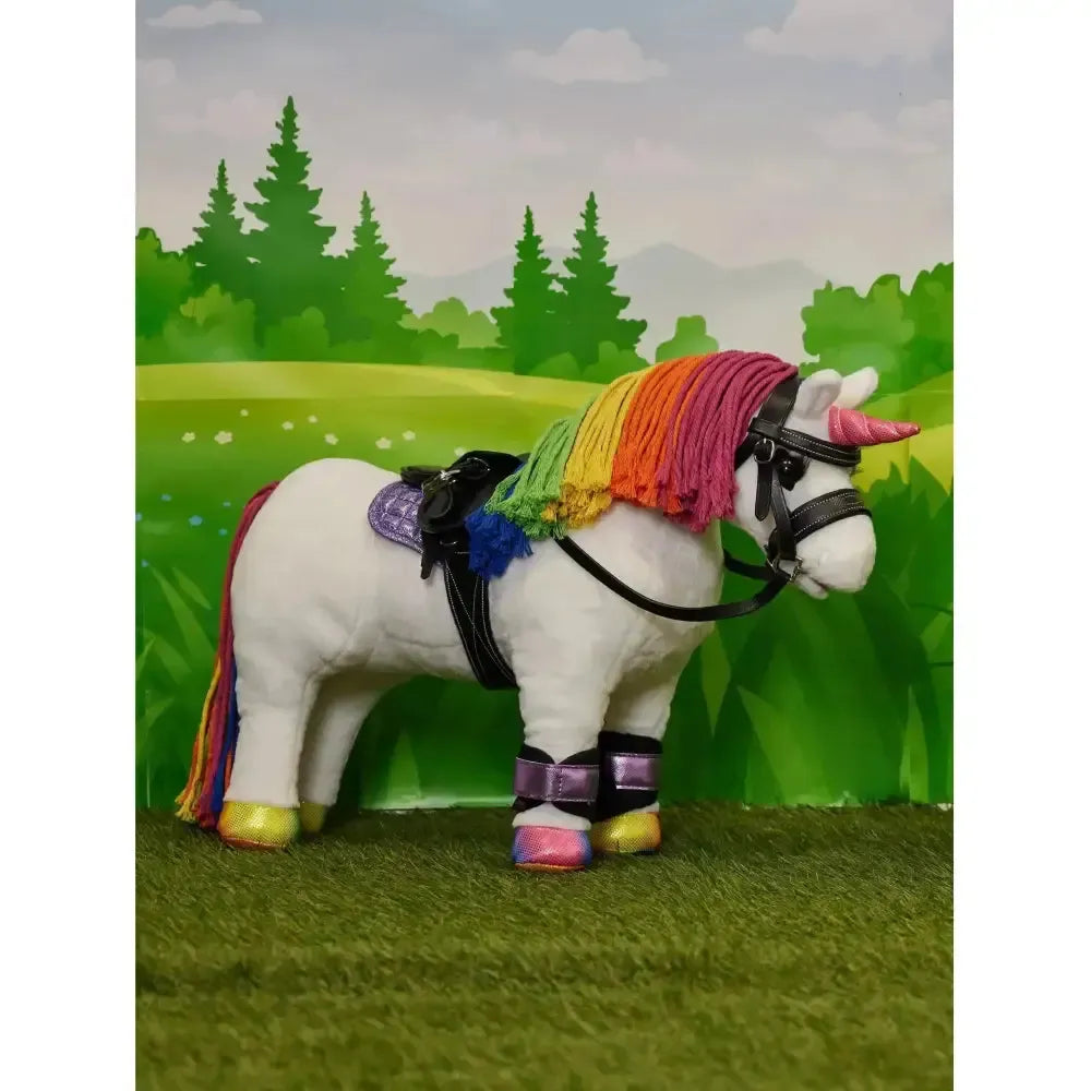 LeMieux Toy Pony Boots Purple Shimmer Toy Pony Accessories