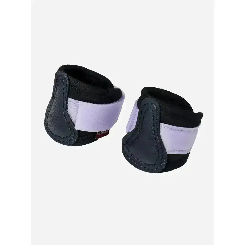 Black and white lemieux toy pony boots wisteria with padded interior for comfort and protection