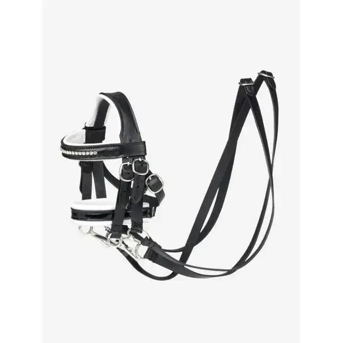 LeMieux Toy Pony Double Bridle Black Black Toy Pony Accessories