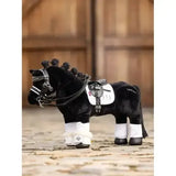 LeMieux Toy Pony Dressage Over Reach Boot White White Toy Pony Accessories