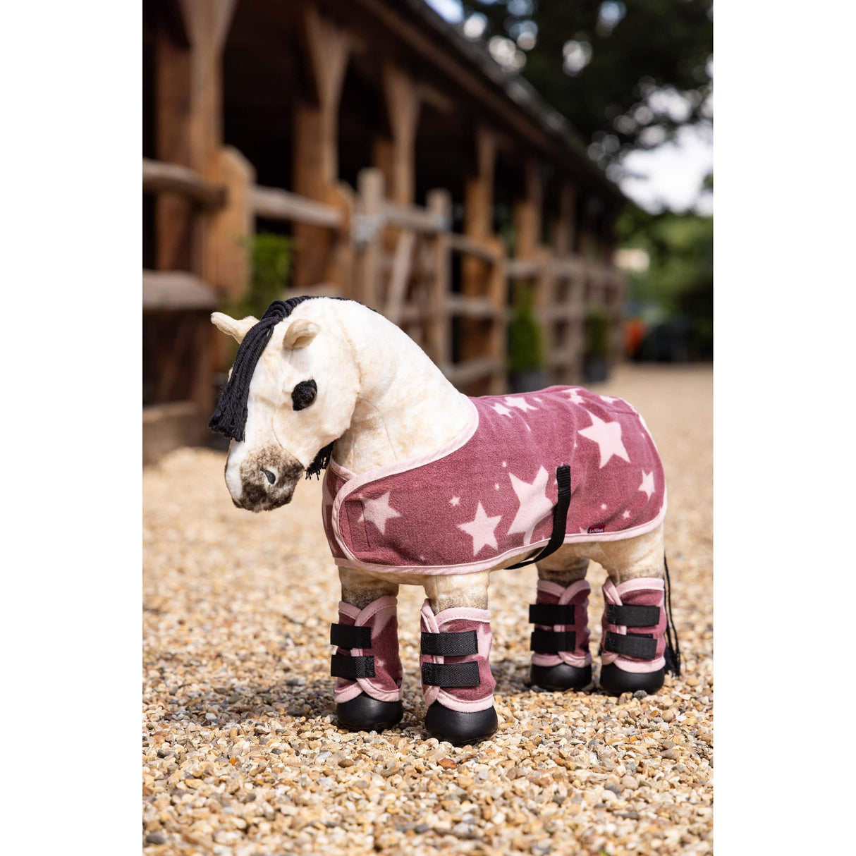 LeMieux Toy Pony Fleece Tavel Boots & Tail Guard Orchid  - Barnstaple Equestrian Supplies