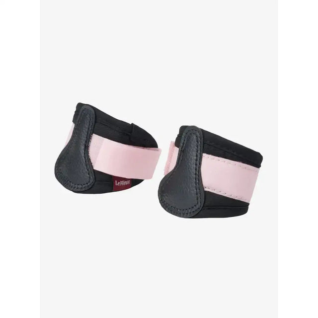 Black and pink lemieux toy pony grafter boots blossom with soft padded design for comfortable pony protection