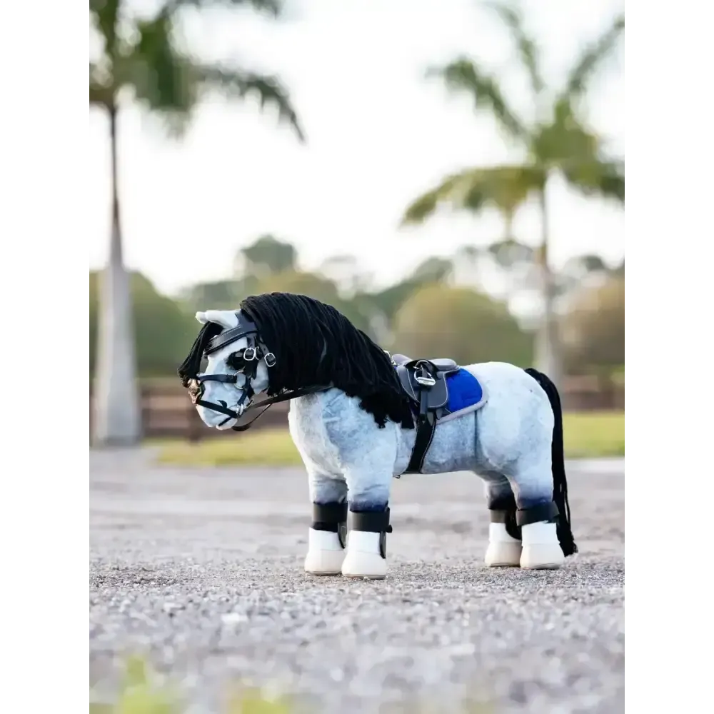 Lemieux Toy Pony Jump Saddle & Stud Girth Black One Size Black Toy Pony Accessories