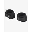 Lemieux toy pony over reach boots black made of black lambskin with padded interiors and adjustable velcro straps