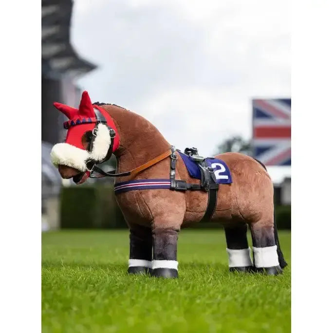 Lemieux Toy Pony Racing Saddle Set Black Toy Pony Accessories