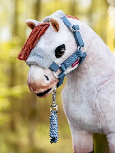 LeMieux Toy Pony Vogue Headcollar & Leadrope Ice Blue Ice Blue One Size Toy Pony Accessories
