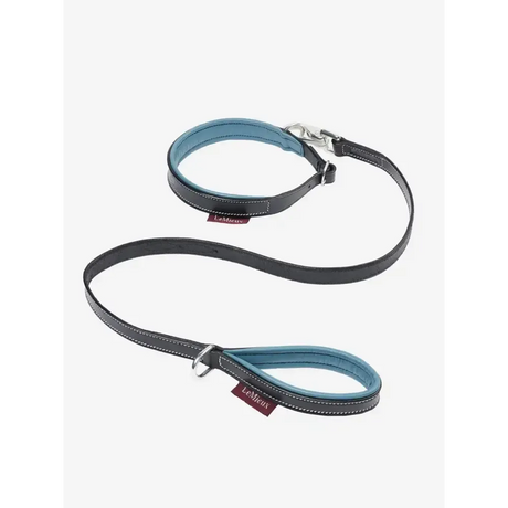Lemieux Toy Puppy Collar & Lead Ice Blue/Black One Size Alpine Toy Puppy
