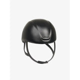 Black lemieux toy rider equestrian helmet with glossy finish and adjustable straps for toy rider outfit use