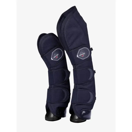 Navy blue lemieux travel boots with adjustable straps and reinforced padding for lightweight breathable innovation