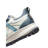 Lemieux trax 2.0 waterproof trainers petrol with white dark gray upper teal stripes toggle lacing and rugged outsole