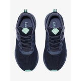 Black mesh LeMieux Trax-Lite Trainer Dusk sneakers with mint green accents perfect for equestrian and horses activities