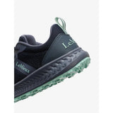 Dark gray and mint green lemieux trax-lite trainer dusk with textured rubber outsole perfect for equestrian and horses