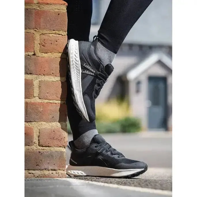 LeMieux Trax Waterproof Trainer Black UK3 Black Short Boots