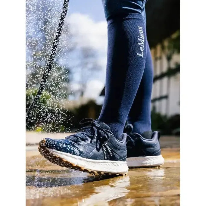 LeMieux Trax Waterproof Trainer Navy UK3 Navy Short Boots