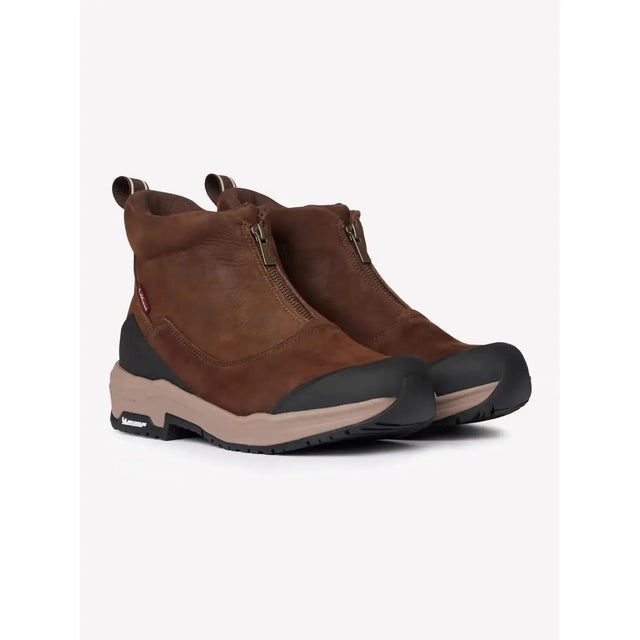 Lemieux Traxion Zip Boots Brown UK4 Brown Short Yard Boots