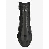 LeMieux Ultra Mesh Snug Boots Front Black Medium Black Brushing Boots