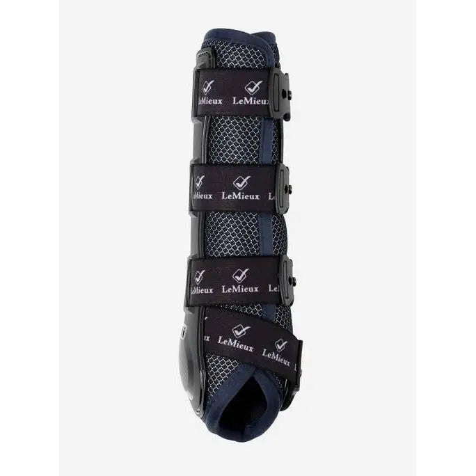 LeMieux Ultra Mesh Snug Boots Front Dark Navy - Tendon Boots