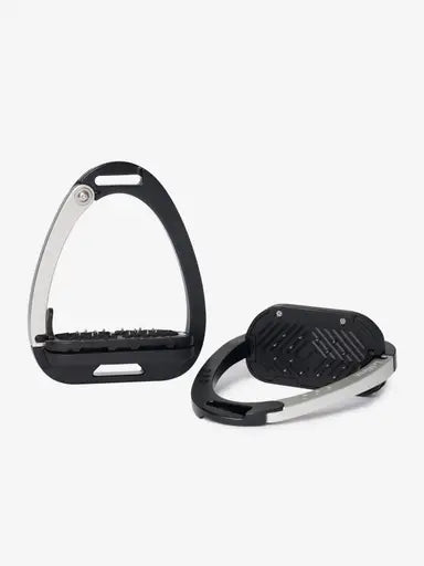 LeMieux Vector Balance Stirrup Black/Aluminium One Size Black/Aluminium BSJ Approved Whips