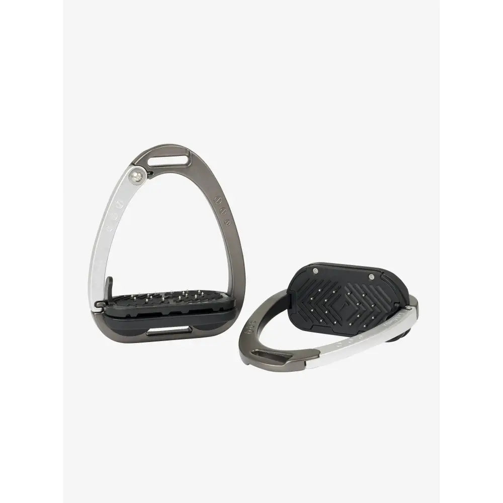 LeMieux Vector Balance Stirrups Carbon / Silver Safety Stirrups Barnstaple Equestrian Supplies