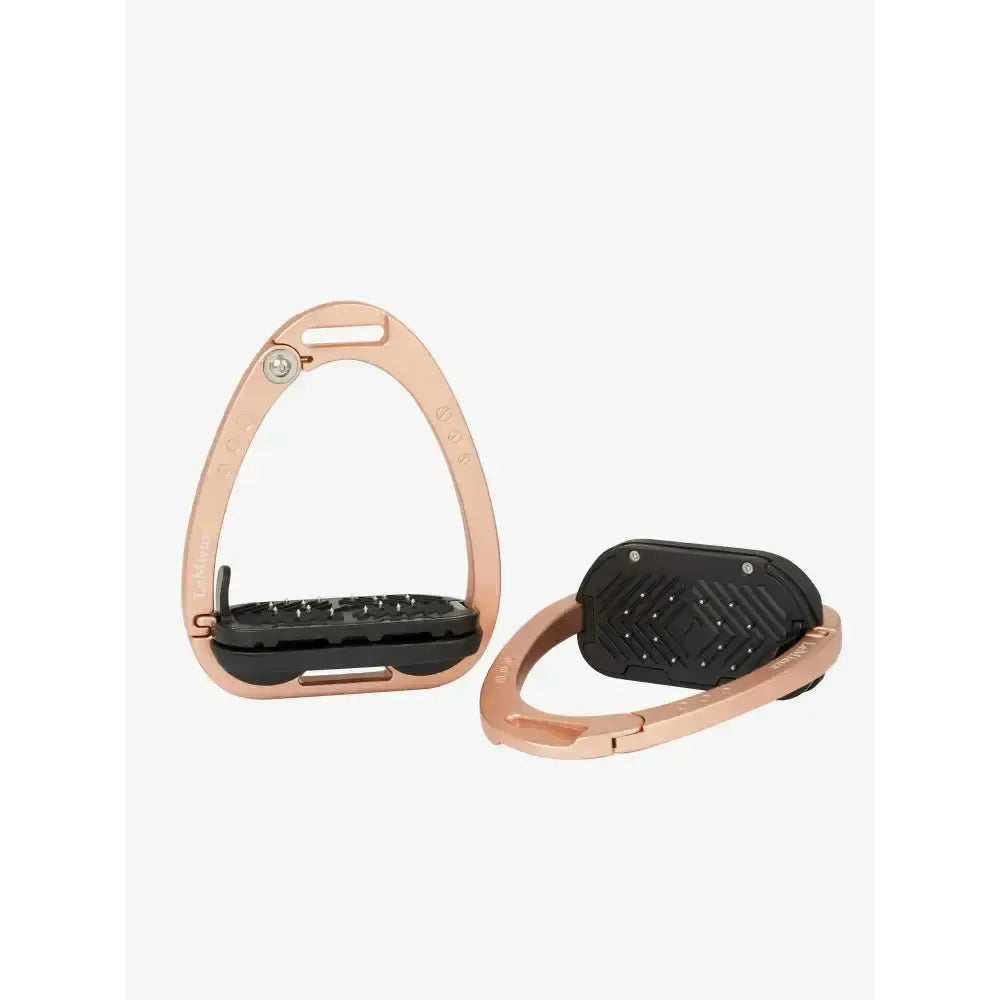 LeMieux Vector Balance Stirrups Rose Gold Safety Stirrups