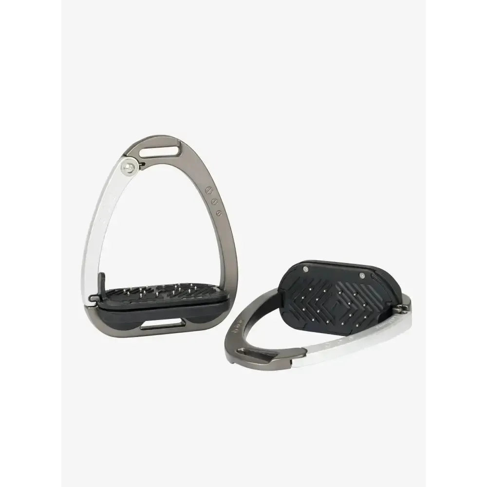 LeMieux Vector Control Stirrups Carbon / Silver Safety Stirrups