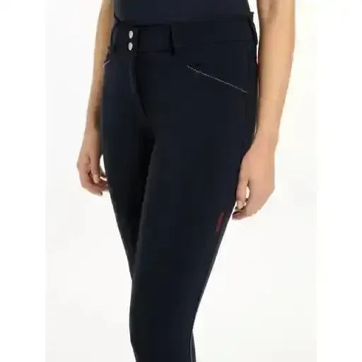LeMieux Victoria Breech Silicone Seat Navy UK 6 Navy Breeches