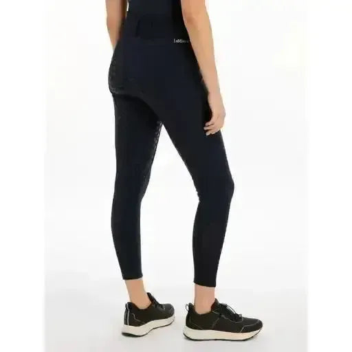 LeMieux Victoria Breech Silicone Seat Navy UK 6 Navy Breeches