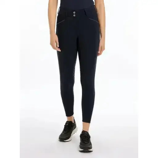 LeMieux Victoria Breech Silicone Seat Navy UK 6 Navy Breeches