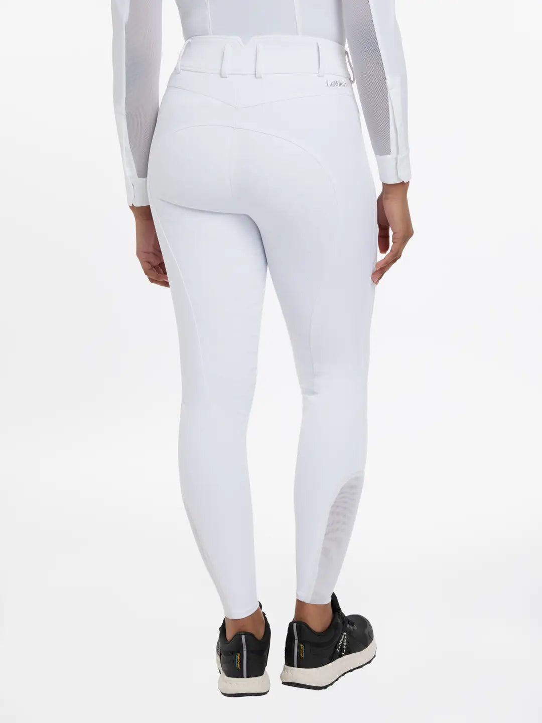 LeMieux Victoria Breech Silicone Seat White UK 10 White Breeches