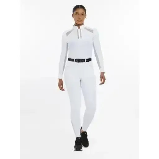 LeMieux Victoria Breech Silicone Seat White UK 10 White Breeches
