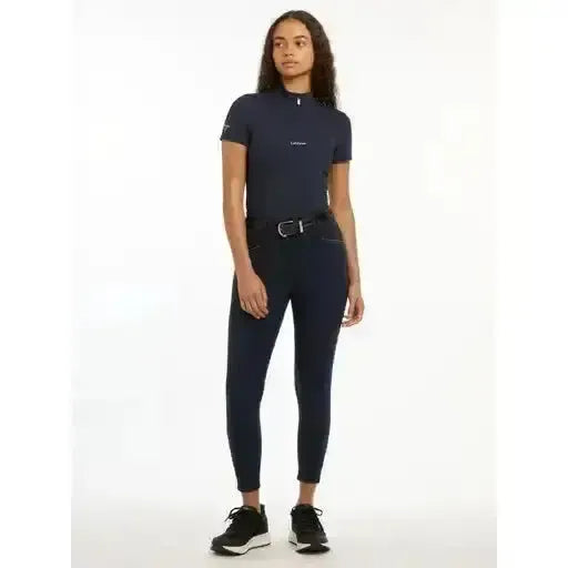 LeMieux Victoria Breech Suede Seat Navy UK 6 Navy Breeches