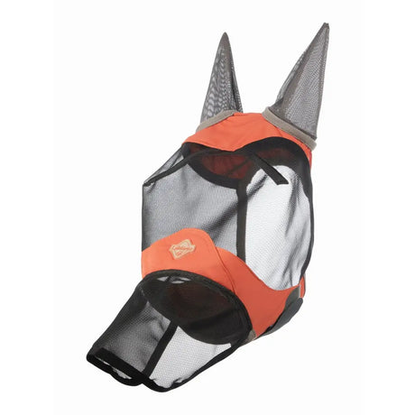 Lemieux Visor-Tek Full Fly Mask Apricot X Small Fly Masks Barnstaple Equestrian Supplies