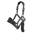 Lemieux Vogue Fleece Black Headcollar with Leadrope Pony Headcollar Sets