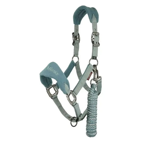 LeMieux Vogue Fleece Headcollars With Leadrope Sage Pony Headcollar Sets