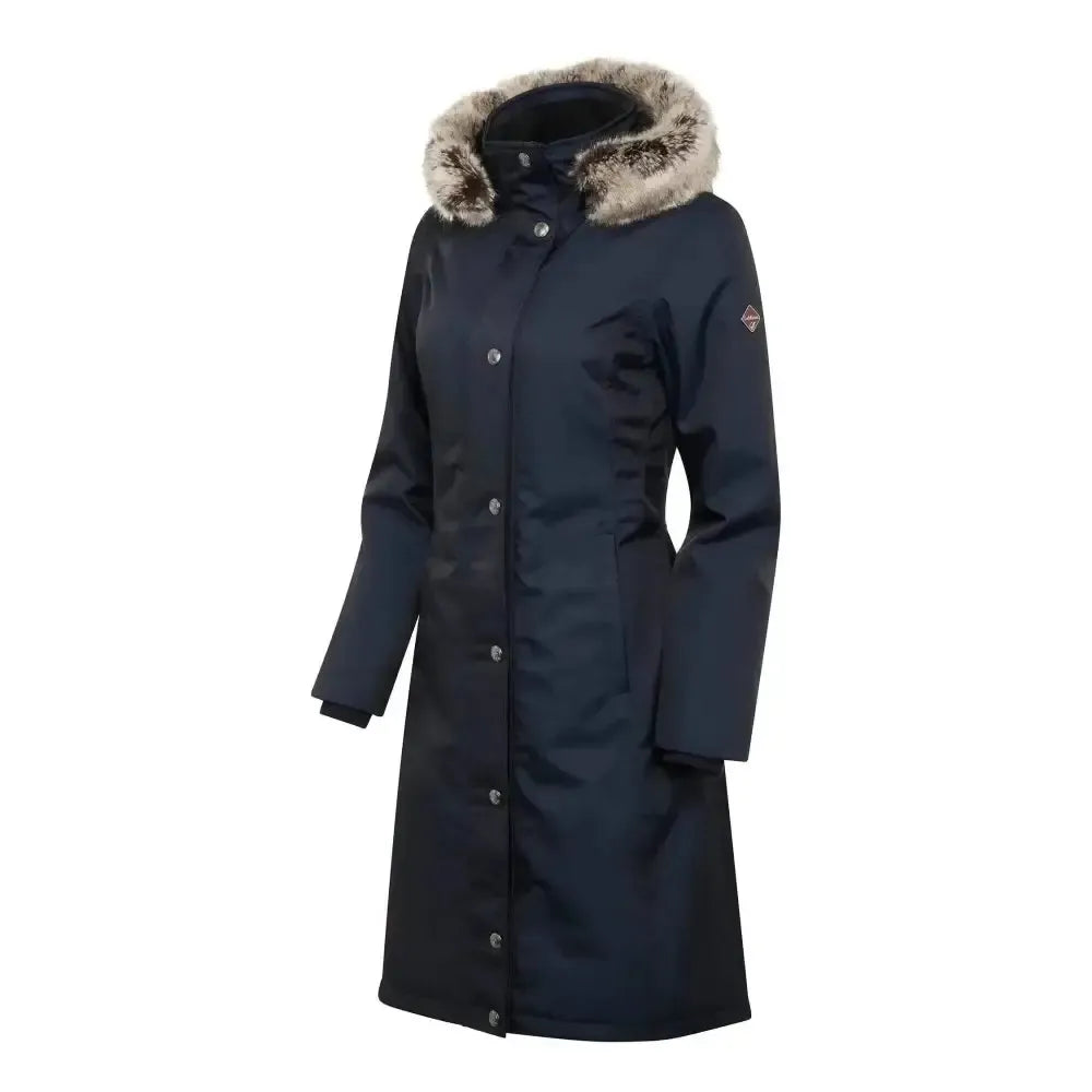 LeMieux Waterproof Long Riding Navy 6 Outdoor Coats & Jackets
