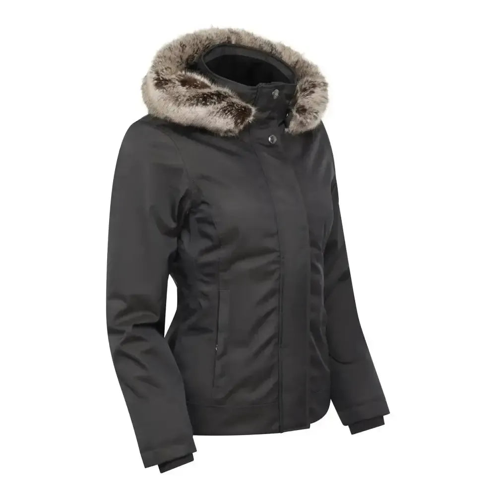 LeMieux Waterproof Short Coat Grey 6 Outdoor Coats & Jackets