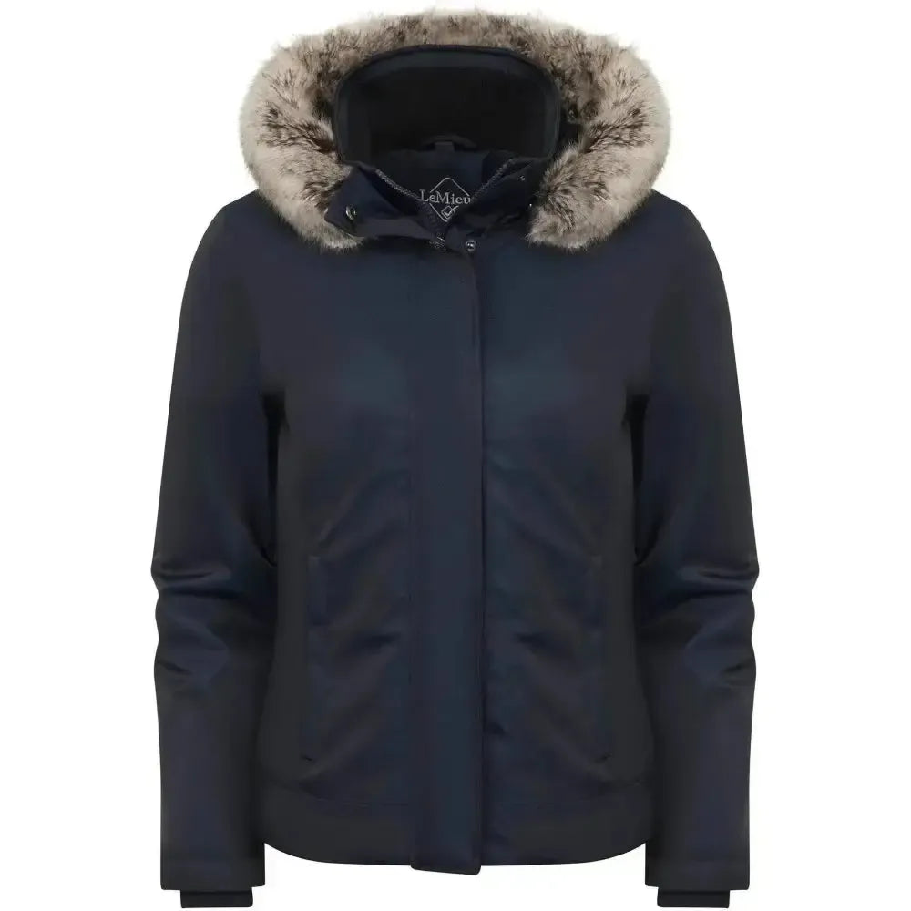 LeMieux Waterproof Short Coat Navy 6 Outdoor Coats & Jackets