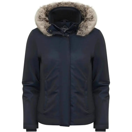 LeMieux Waterproof Short Coat Navy 6 Outdoor Coats & Jackets Barnstaple Equestrian Supplies