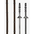 LeMieux Webbed Continenal Reins Brown/ Silver Pony Brown/Silver Continental Reins